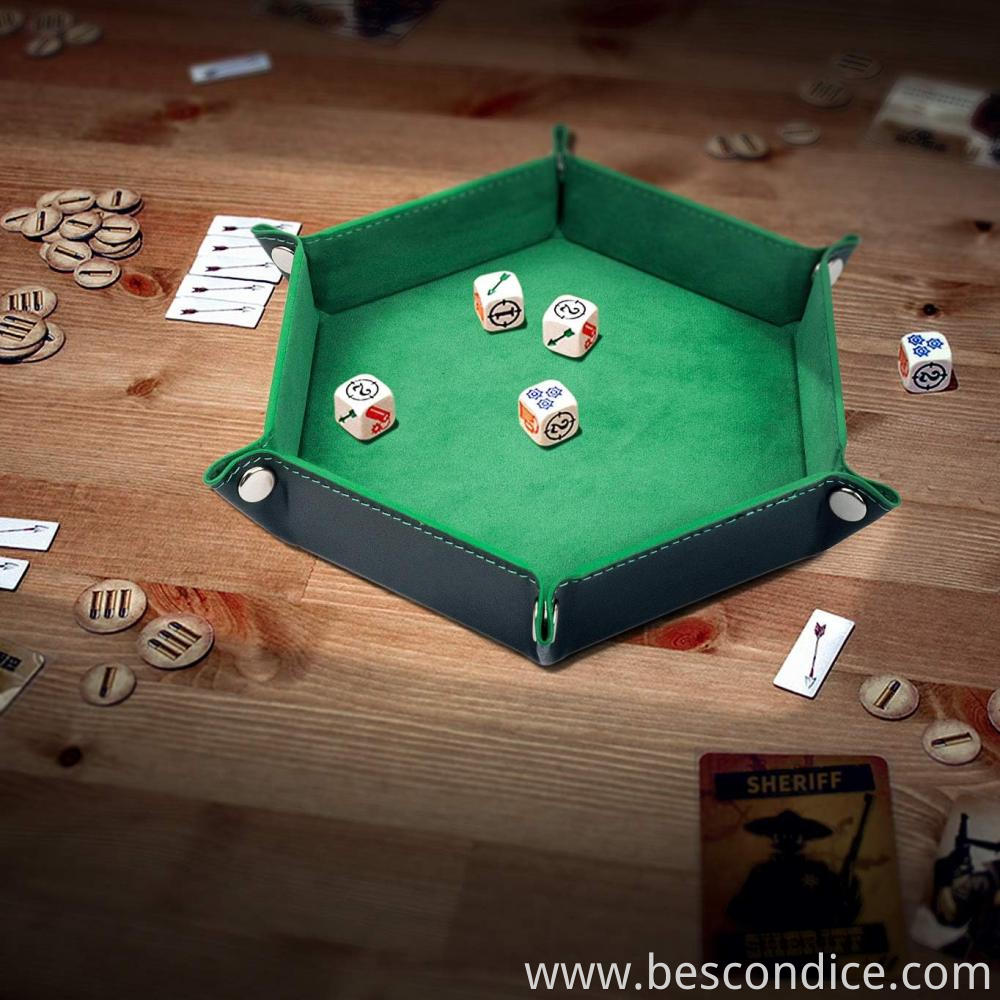 Hexagon Dice Rolling Tray 2 Hexagon Dice Rolling Tray 2